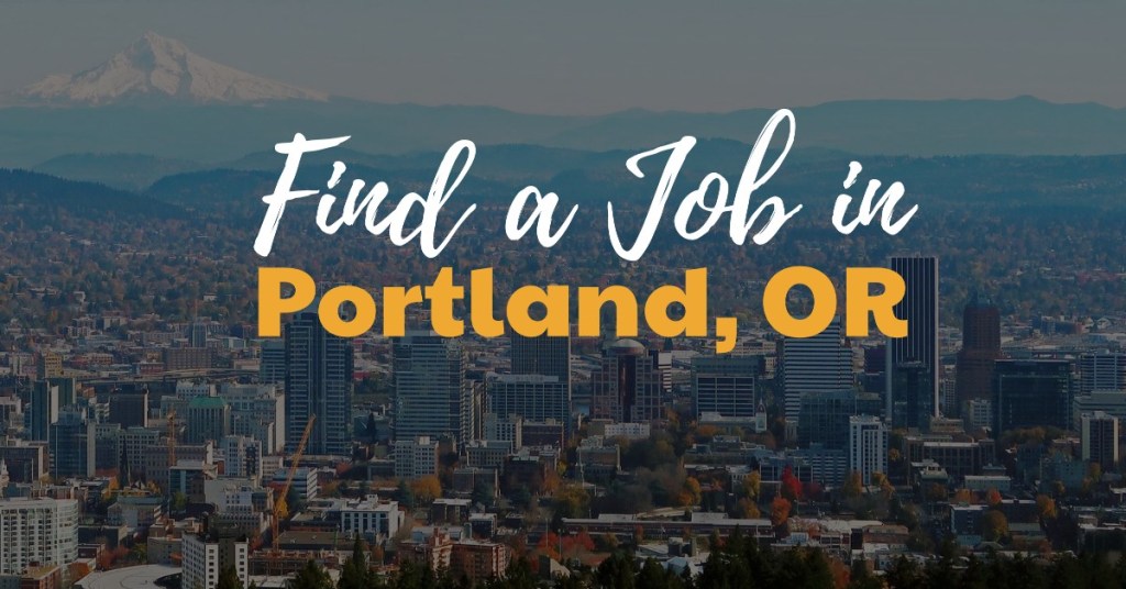 Find a job in Portland